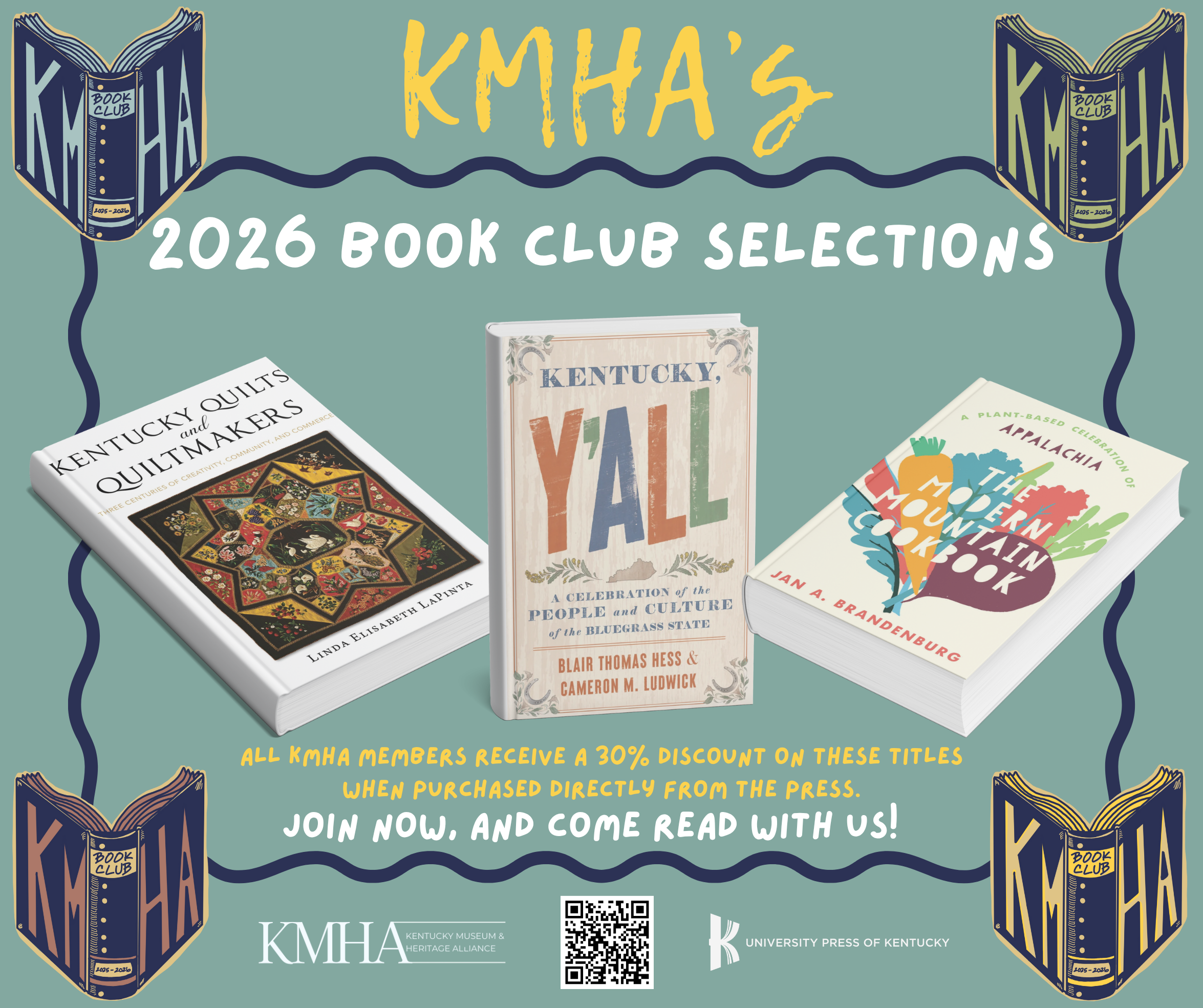 KMHA Book Club 2026 Announcement (Facebook Post)